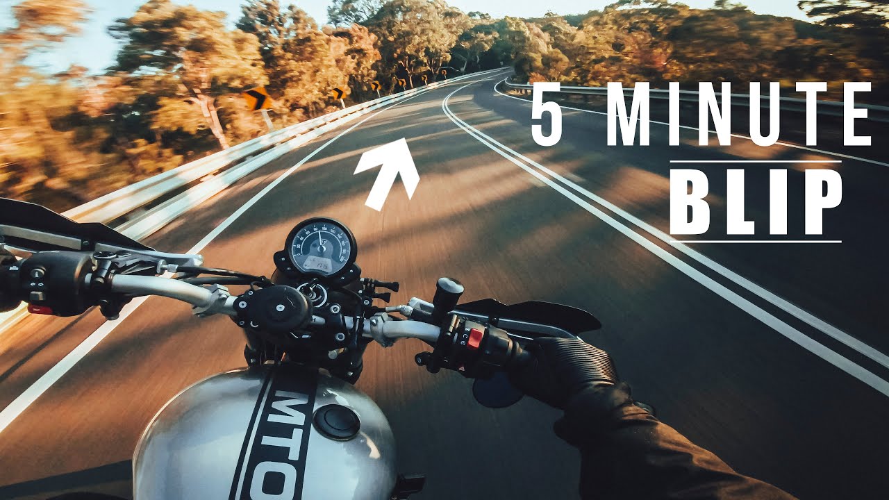 Relaxing 5 Minutes of POV Motorcycle Riding | Bells Line of Road