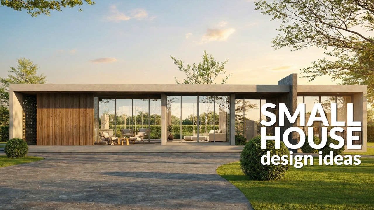 Ultra Modern Concrete House Design | Luxury Single Story Home with Flat Roof
