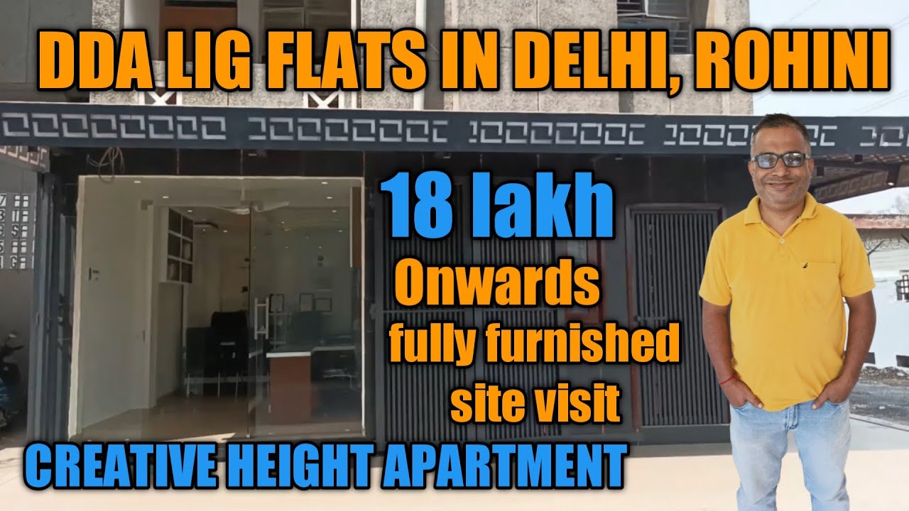 dda lig flats in delhi - for sale - on rent - rohini sector 29 delhi - creative hights apartment