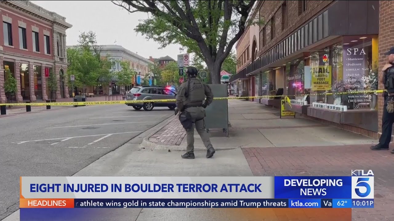 8 injured in Boulder, Colorado terror attack