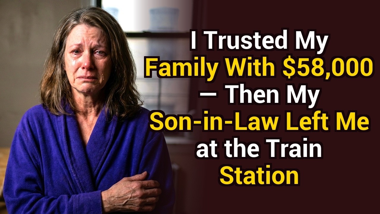 I Trusted My Family With $58,000 — Then My Son-in-Law Left Me at the Train Station