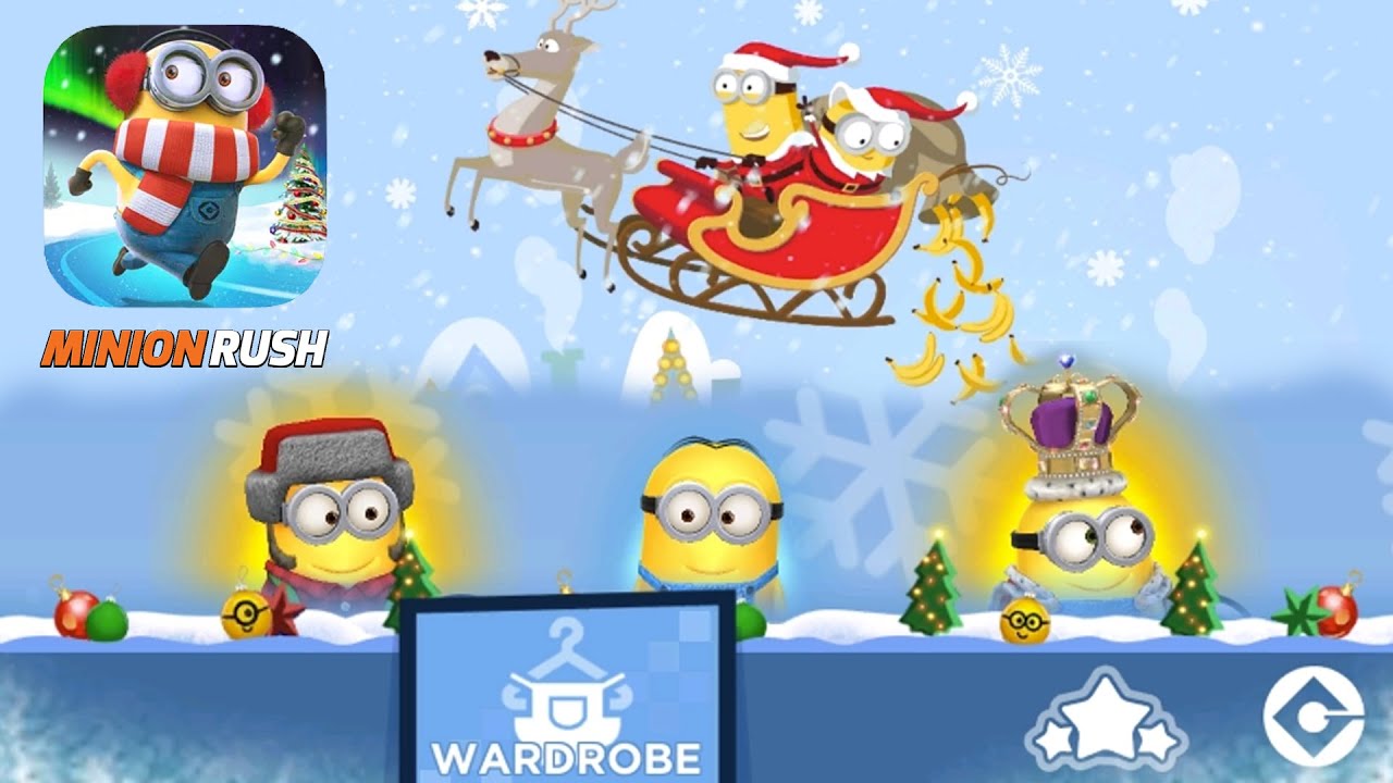 New year's interface Despicable Me Minion Rush walkthrough gameplay