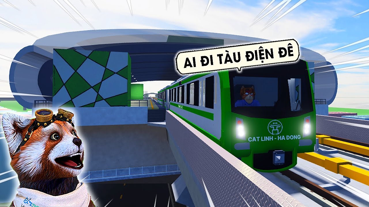 MỘT NGÀY LÁI TÀU ĐIỆN VIỆT NAM HÀI NHẤT ROBLOX