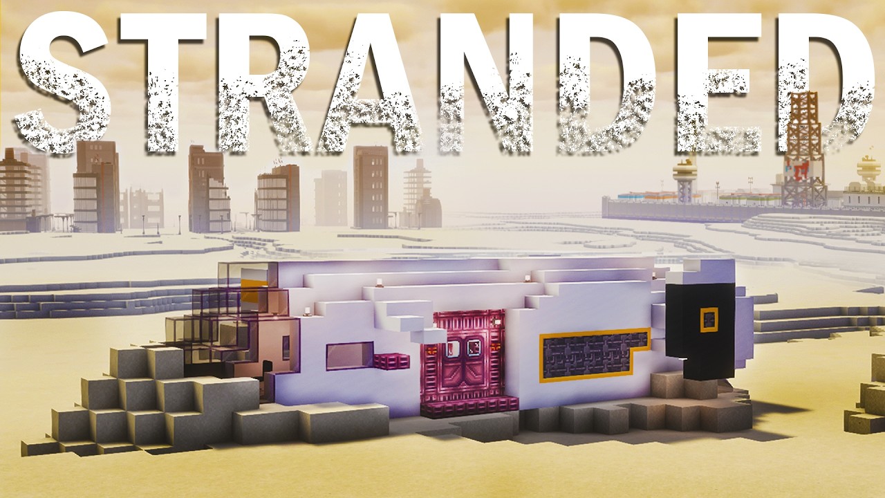 Stranded ALONE on a Desolate Planet in Minecraft