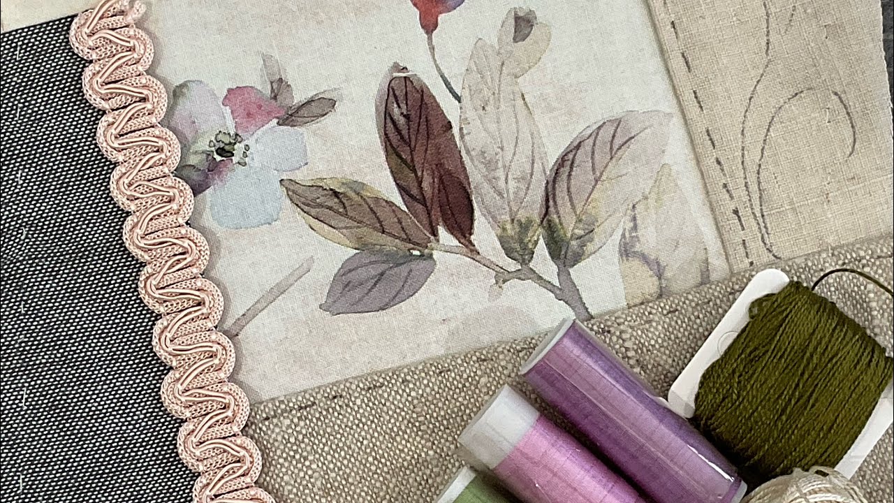 Часть 13. Винтажные техники шитья #crazypatchwork #VintageBlendStudios