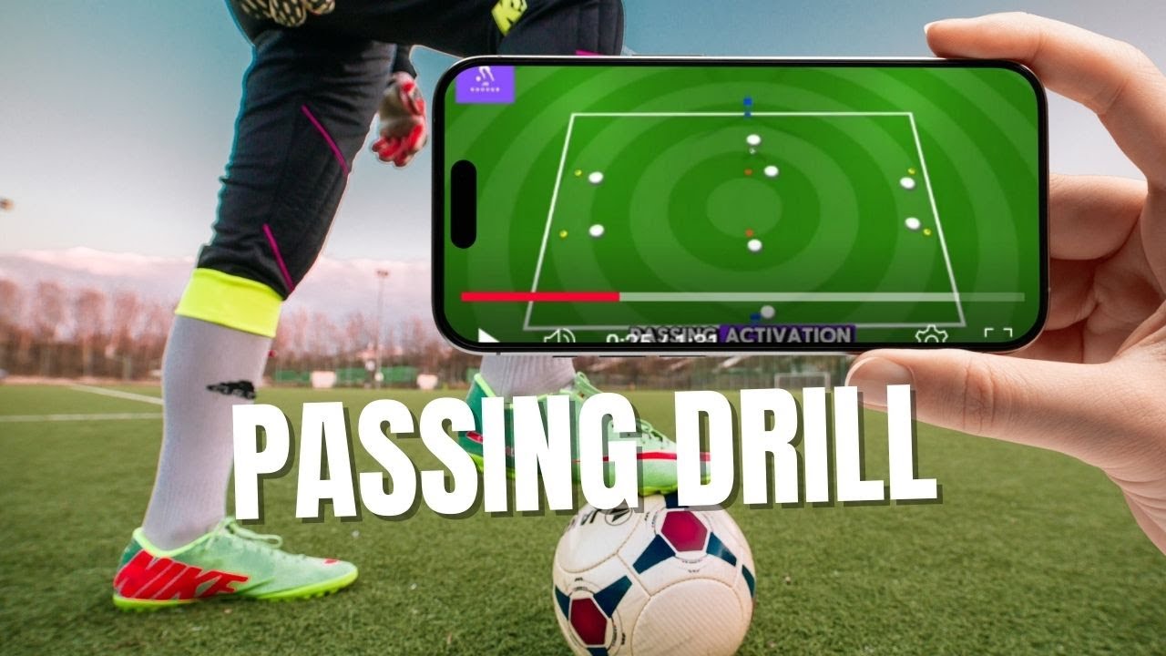 Breaking Lines Passing Drill | Football/Soccer Drill