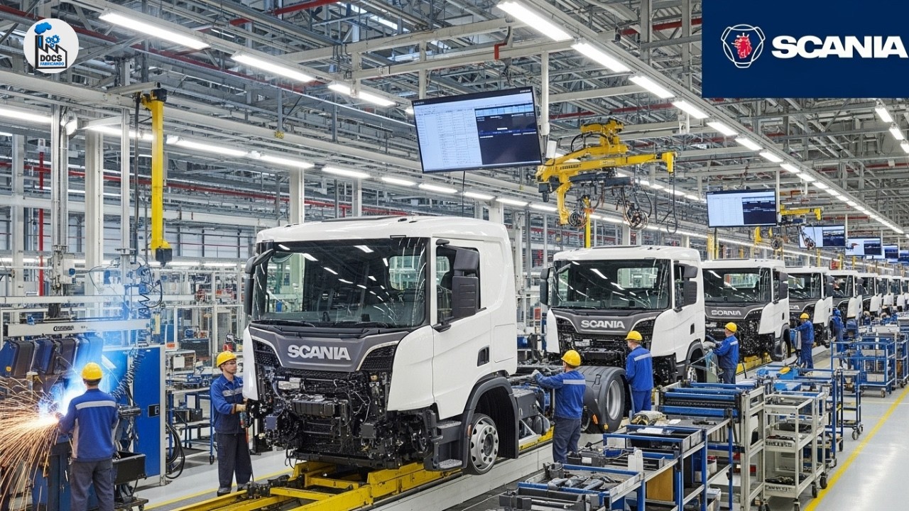 Como Milhões de Caminhões SCANIA São Fabricados | Segredos do Processo Industrial