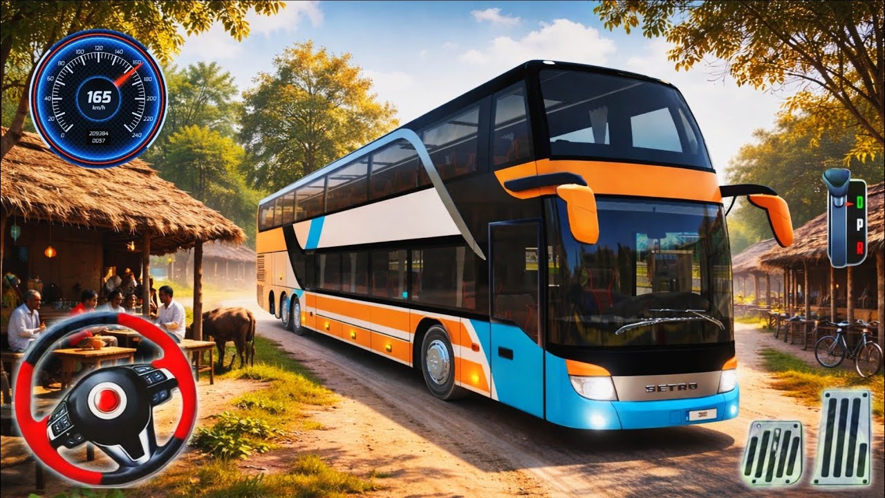 Bus Simulator : Ultimate 2026 - City Bus Driving 3D | India 🇮🇳 | Bus Game Android Gameplay Video