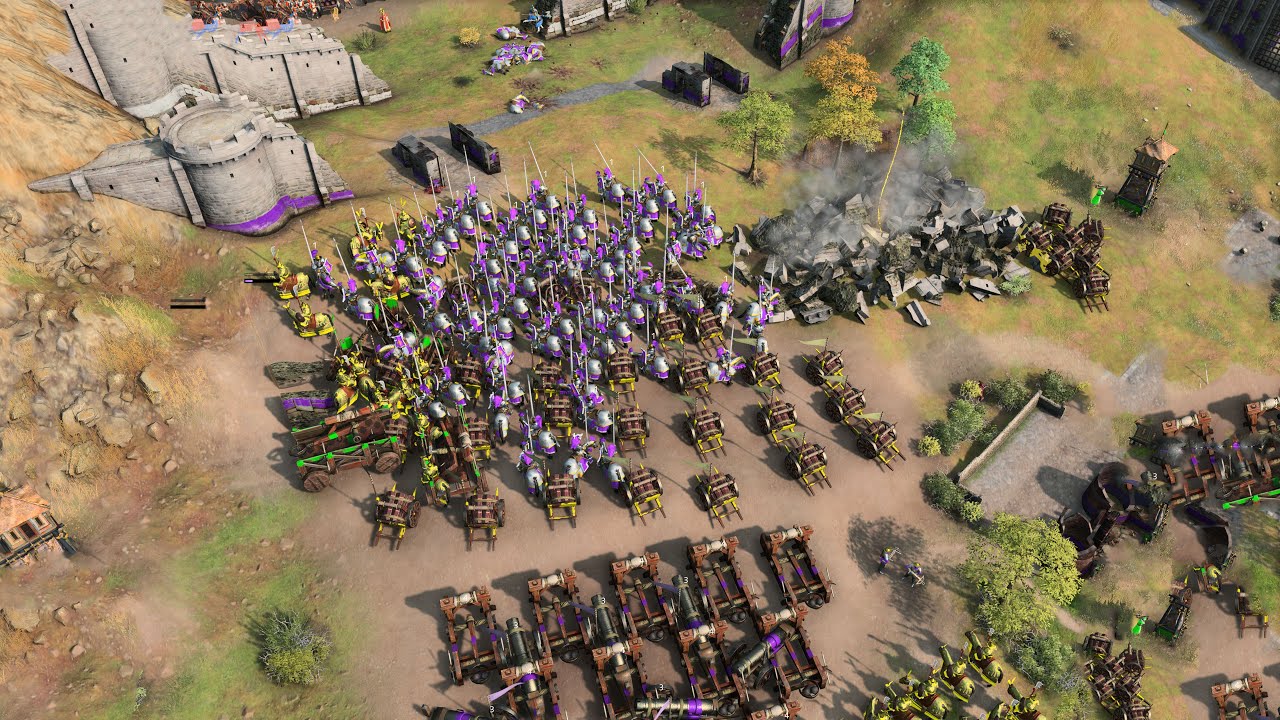 Age of Empires 4 - 3v3 BREAKING THE ENEMY LINES | Multiplayer Gameplay
