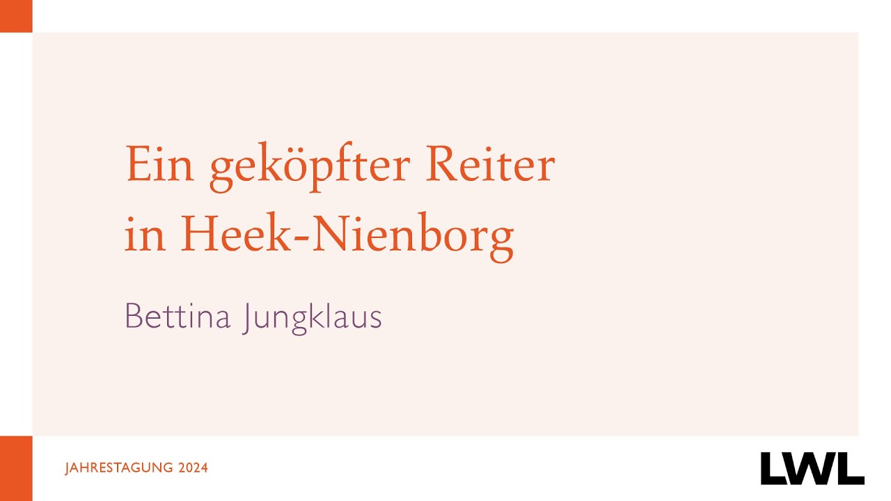 Ein geköpfter Reiter in Heek-Nienborg