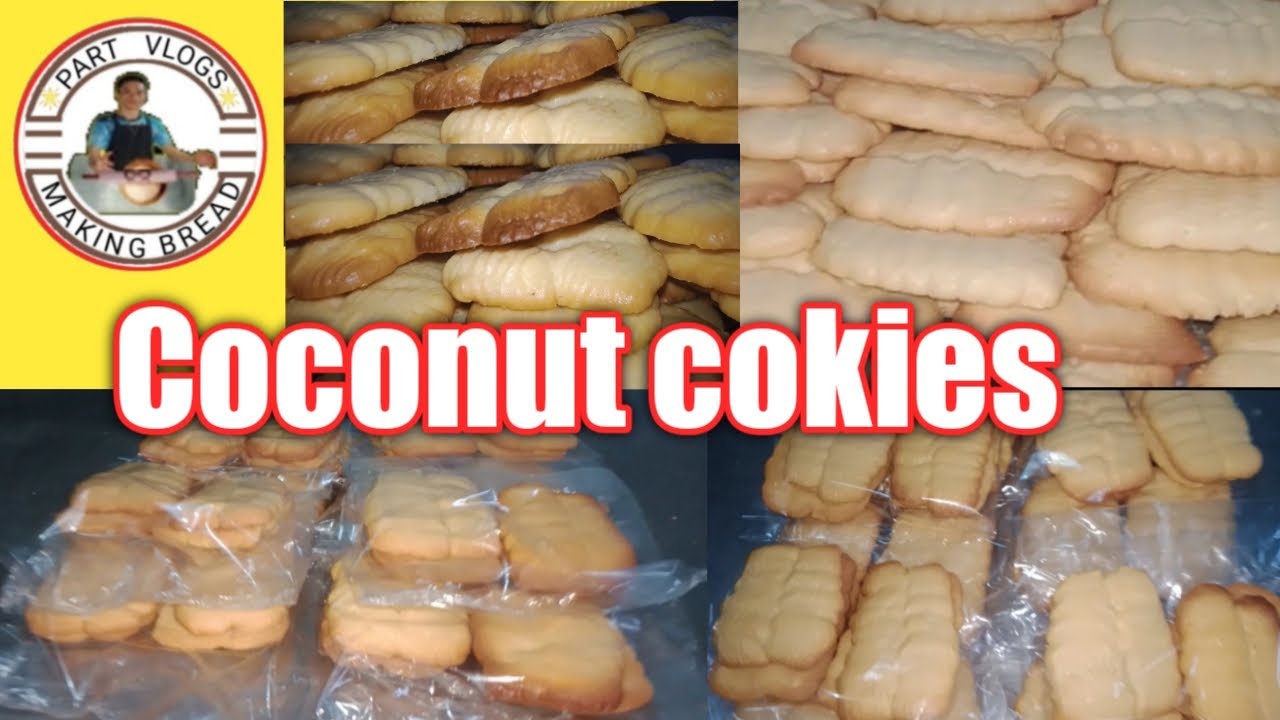 Paano gomawa Ng coconut cookies #coconutcookies #partvlogs