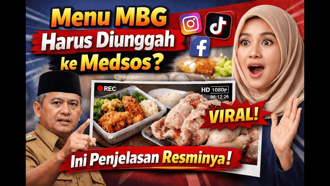 Menu MBG Harus Diunggah ke Medsos? Ini Penjelasan Resminya!