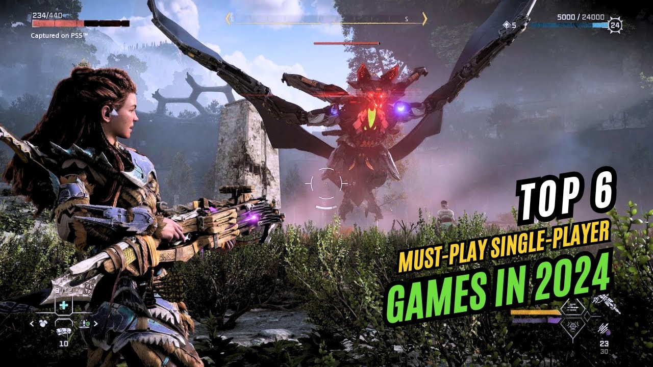 🎮 Top 6 Must-Play Best Single-Player Games To Play In 2024!