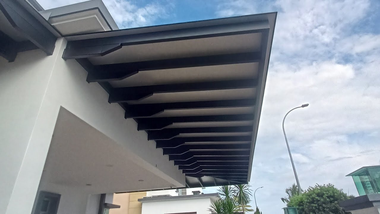 Full video pemasangan ACP AWNING PROJECT tanpa tiang 