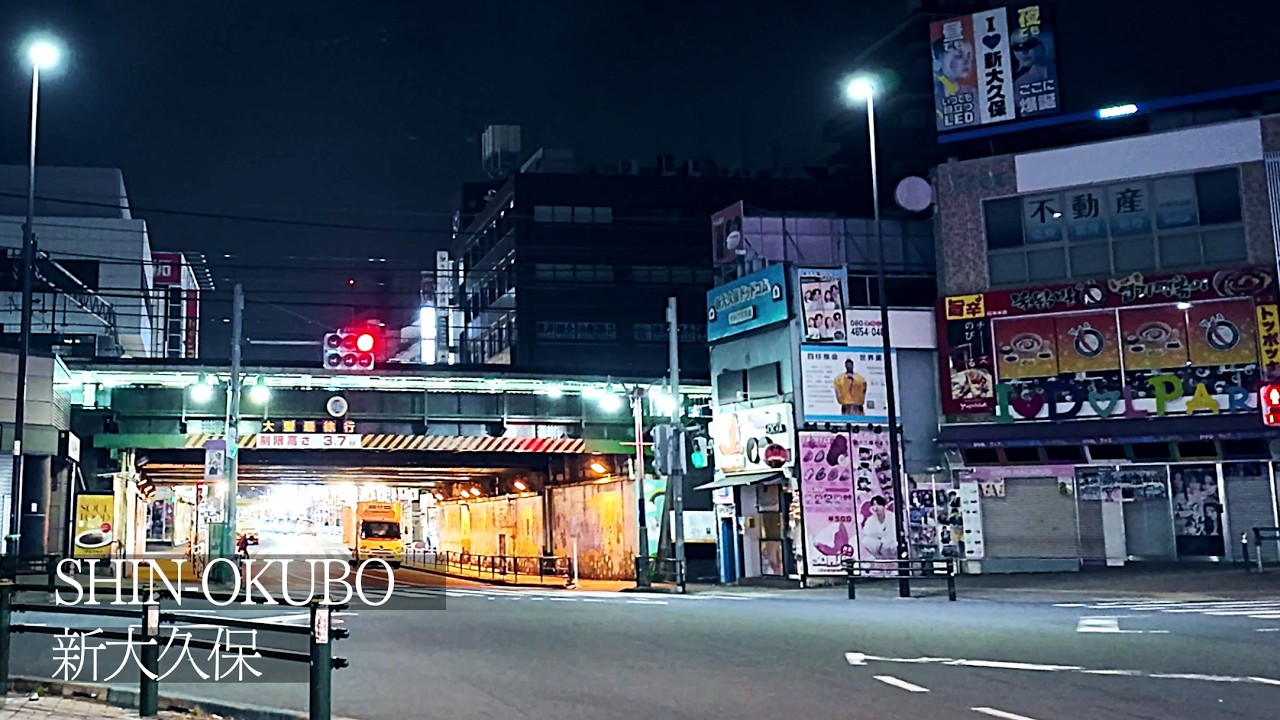 Late Night Walk in Shin-Okubo / Tokyo