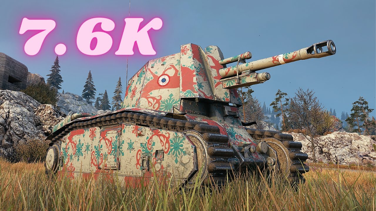 Artillery - 105 leFH18B2 3.5K Damage & Object 261 4.1K Damage World of Tanks , WoT  tank battle