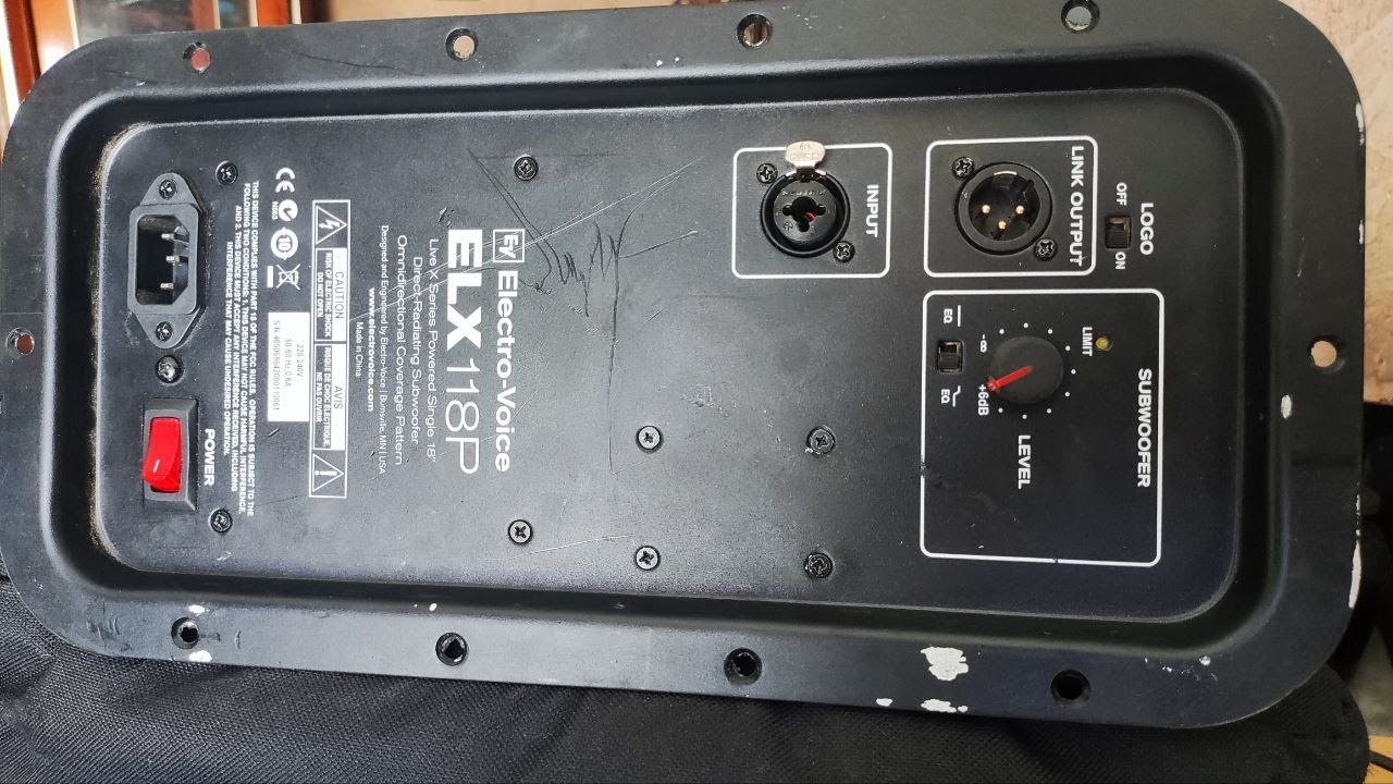 Модуль сабвуфера electro voice elx118p