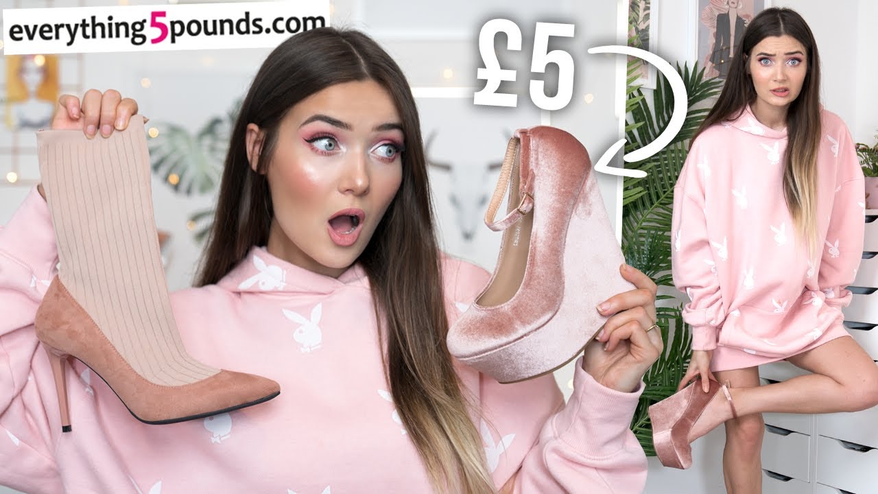 HUGE &pound;5 SHOE HAUL! EVERYTHING5POUNDS.COM ... IS THIS FOR REAL!?