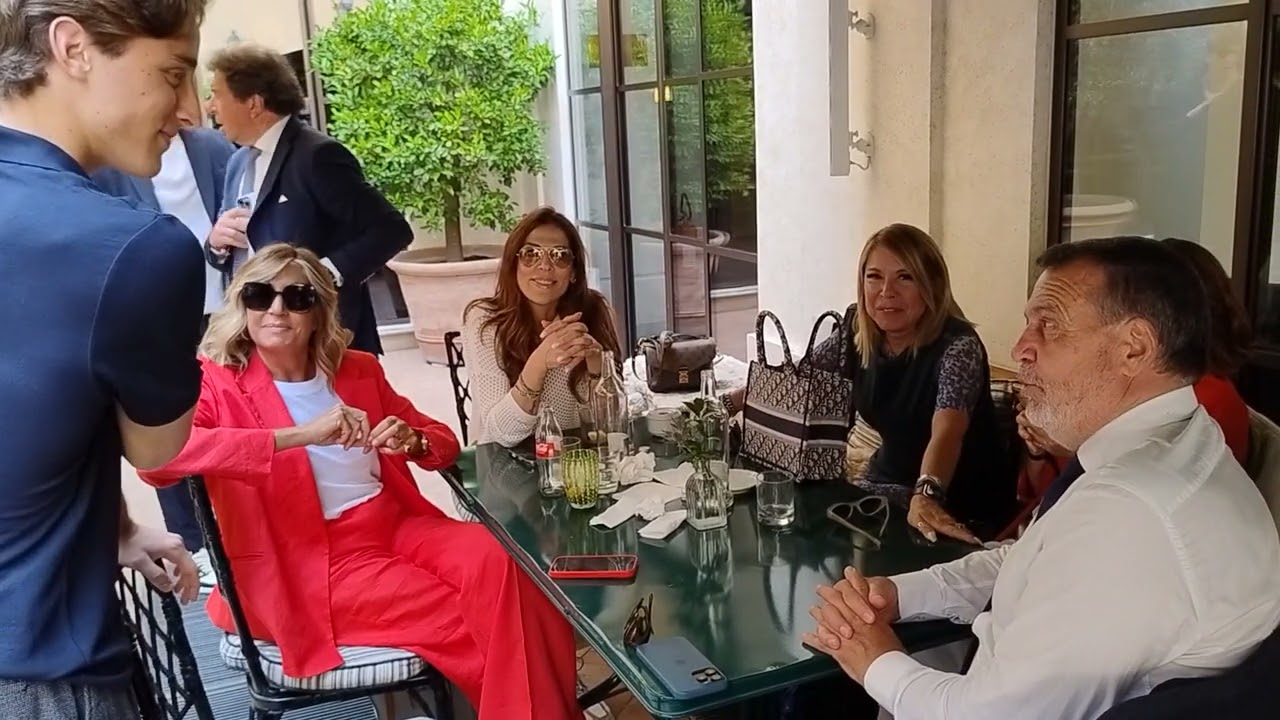 Tennis and Friends 2025: Marco Tardelli e Myrta Merlino incontrano Edoardo Bove