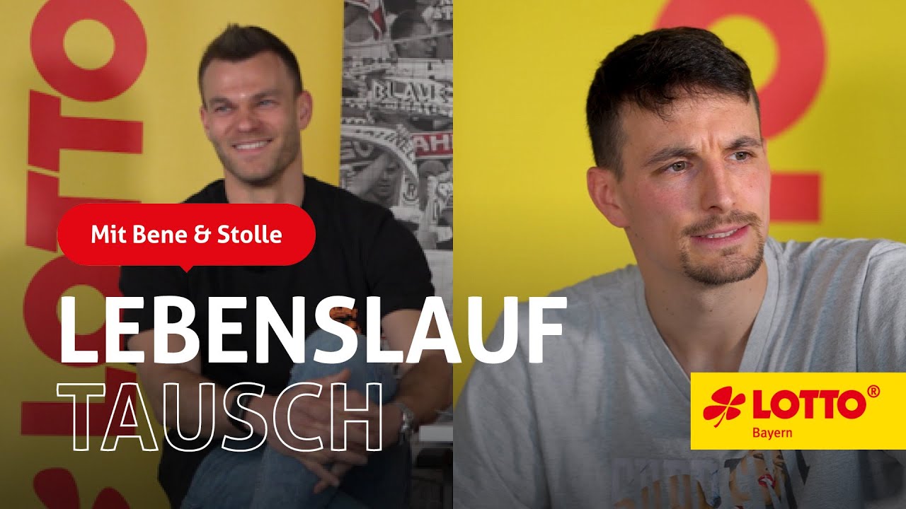 Haken-Harry & unglaublicher Dab 🤯 | Lebenslauf-Tausch mit Bene & Stolle | Lotto Bayern