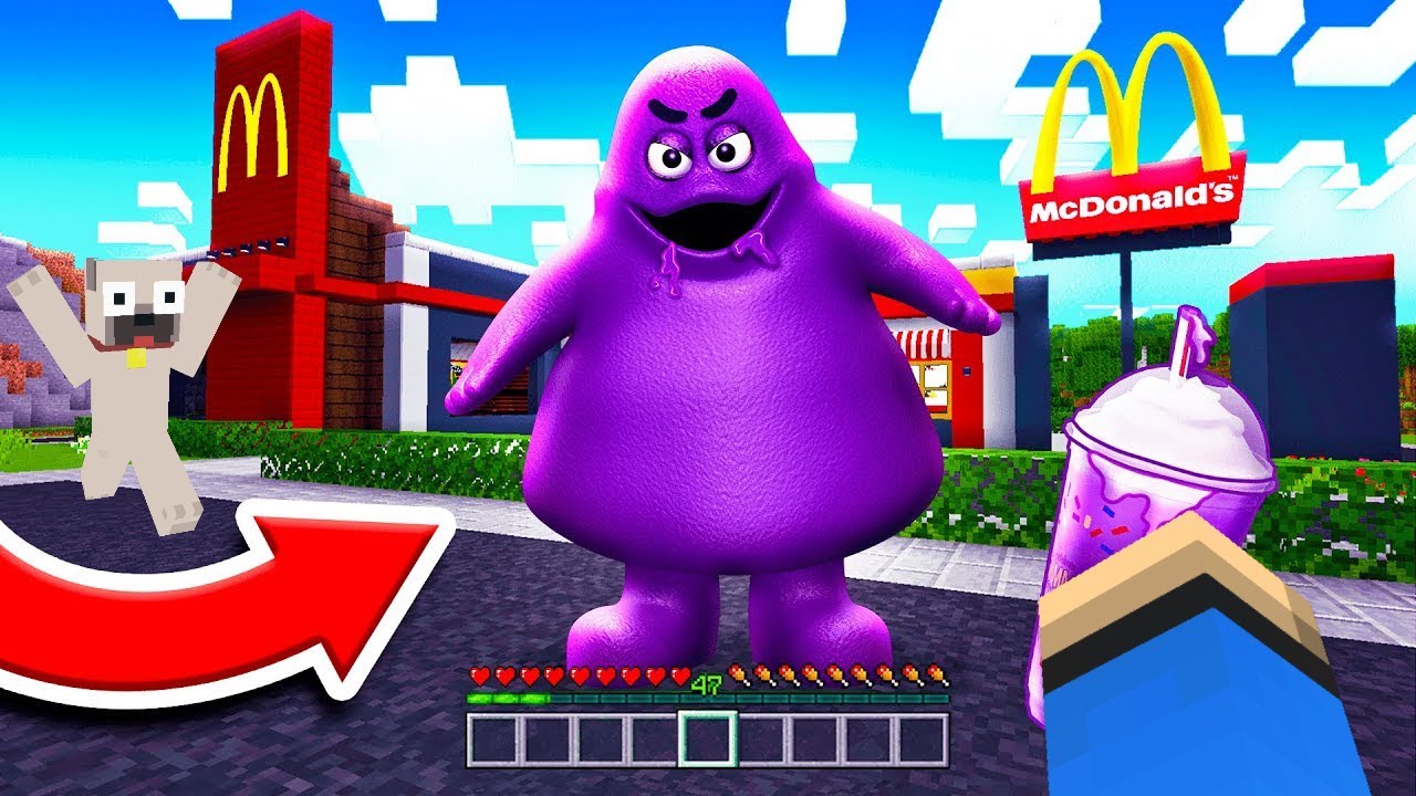 MIÉRT KÖVET GRIMACE A MEKIBŐL A MINECRAFTBAN!
