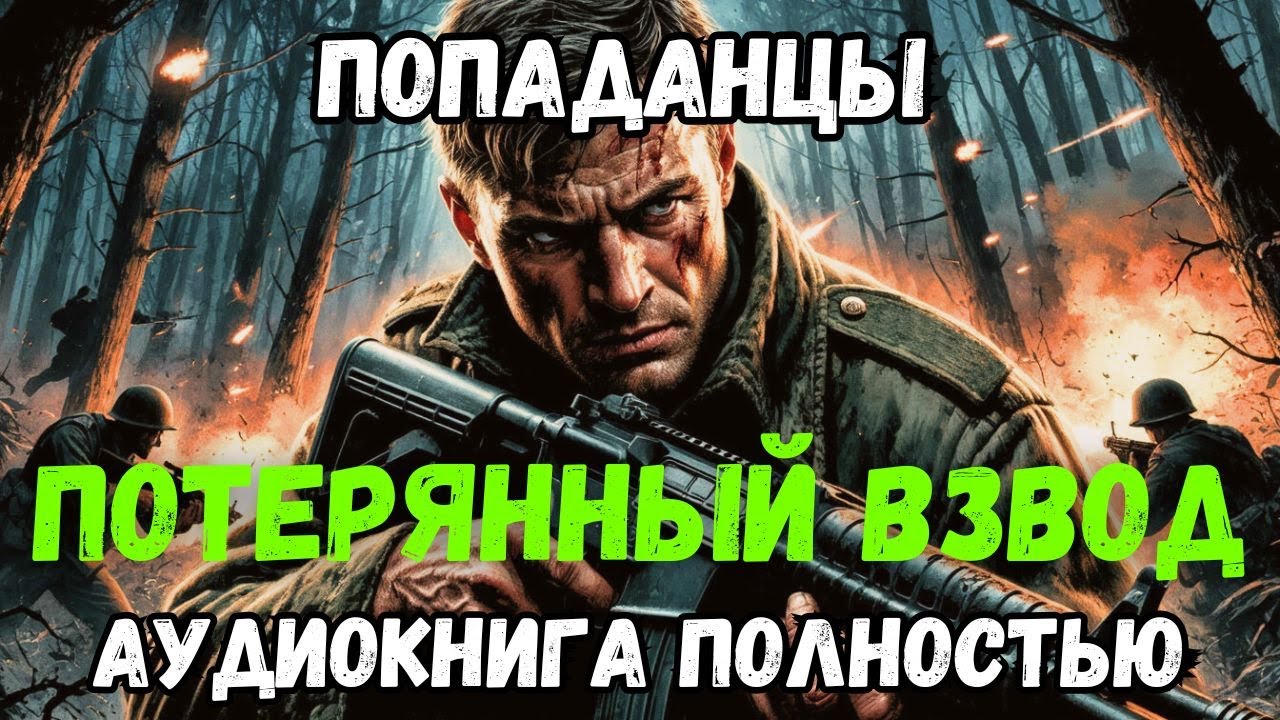 АУДИОКНИГА ПОЛНОСТЬЮ: ПОТЕРЯННЫЙ ВЗВОД | ПОПАДАНЦЫ