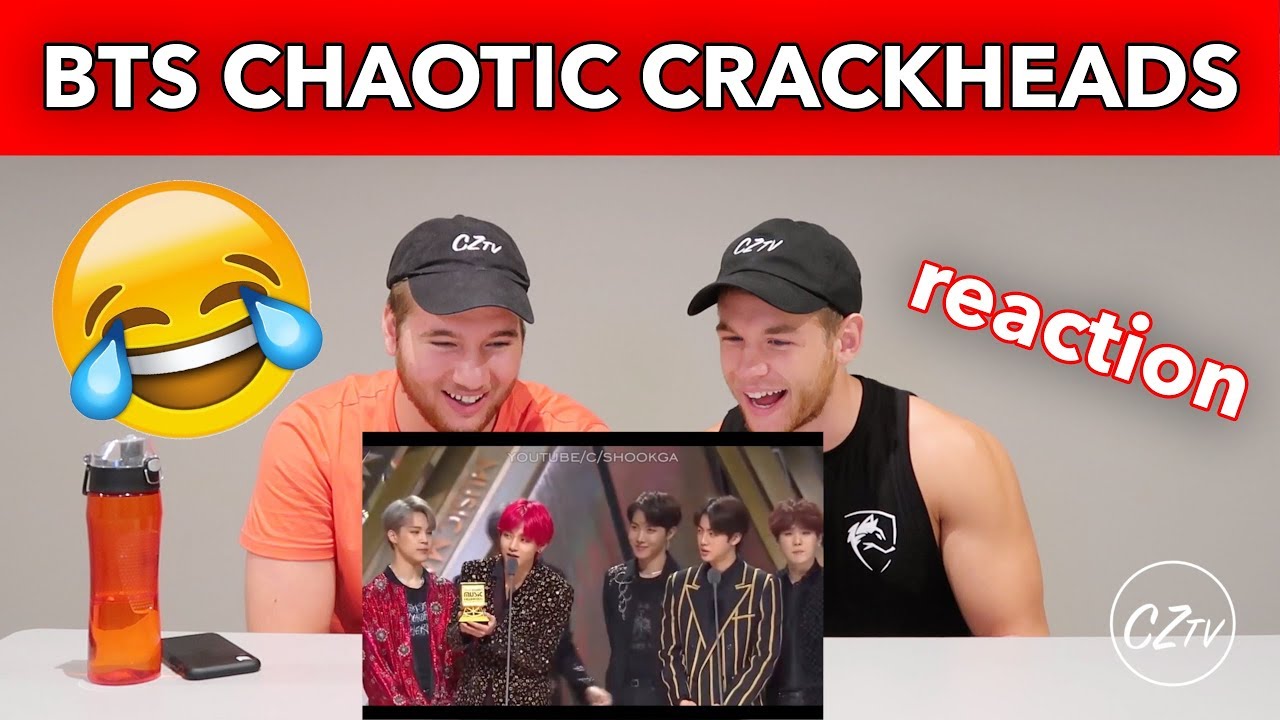 BTS BEING CHAOTIC CRACKHEADS IN AWARD SHOWS | REACTION