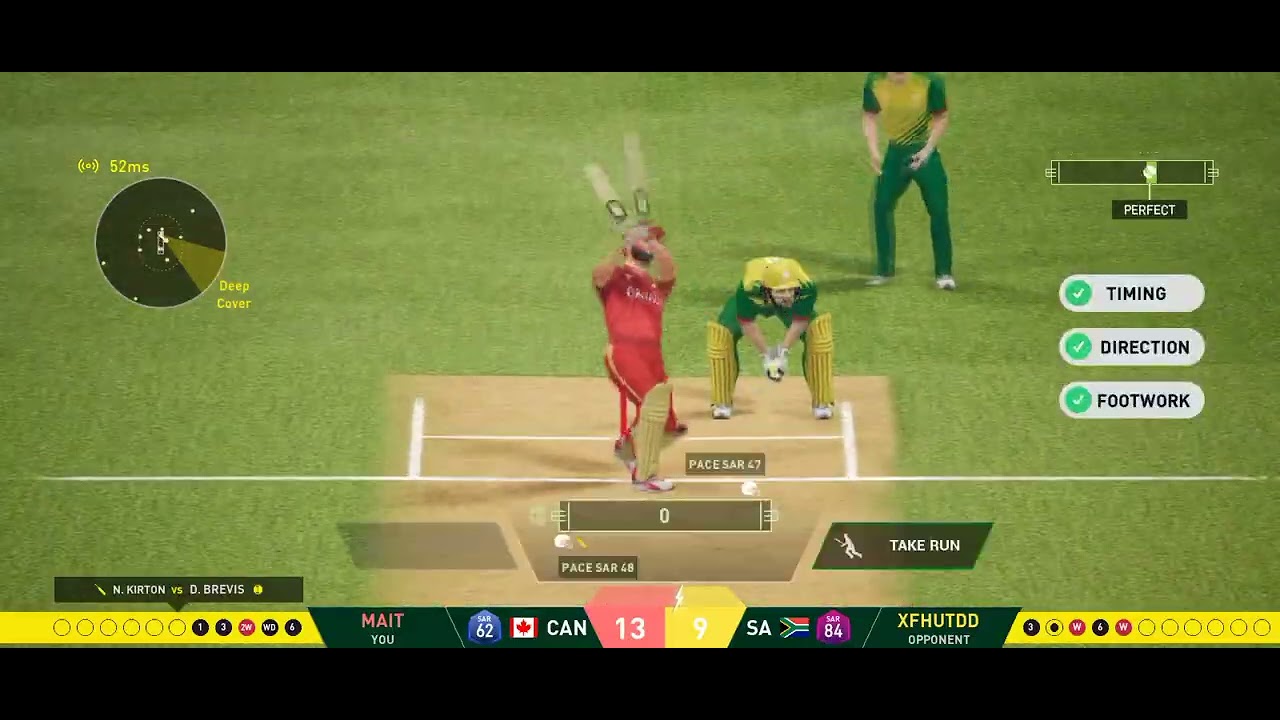 South Africa vs canada world cup match in this channel
