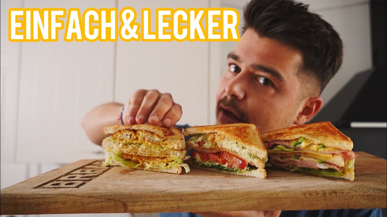 Meine Top 3 Club-Sandwiches 🥪 | Einfach & Lecker!