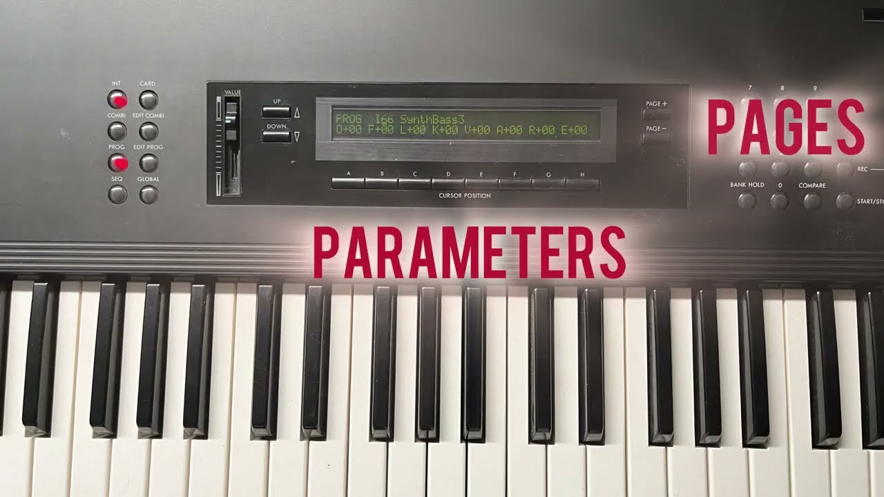 Монтаж патча Korg M1. Основы возможностей этого винтажного Korg.