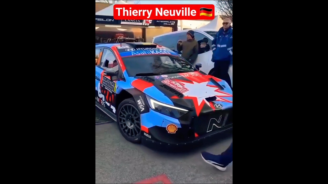 WRC Rally Monte Carlo 2026🇲🇨Thierry Neuville🇧🇪 New style CarJust One day for Start Season 
