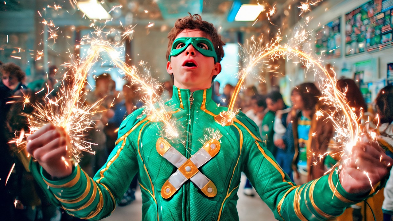 Un ÉTUDIANT met un COSTUME pour être un HÉROS, mais oublie qu’il n’a aucun SUPER POUVOIR