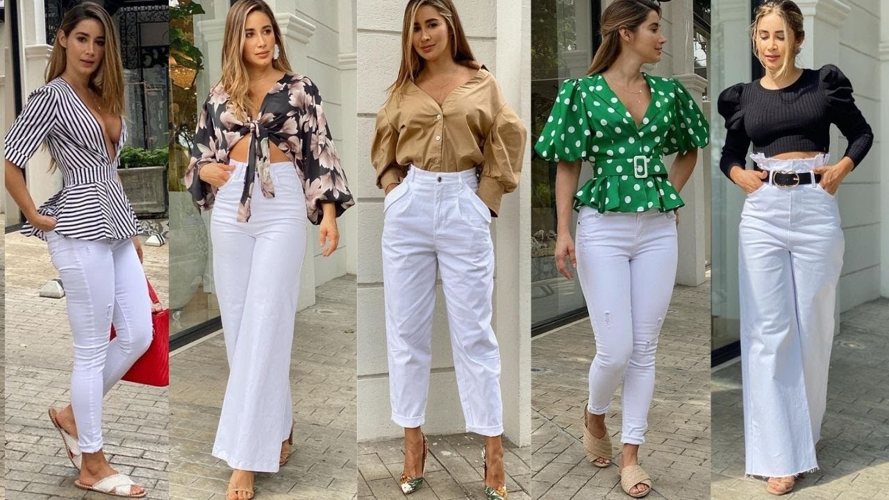 COMO USAR UN PANTALON BLANCO COMO VESTIR CON UN PANTALON BLANCO
