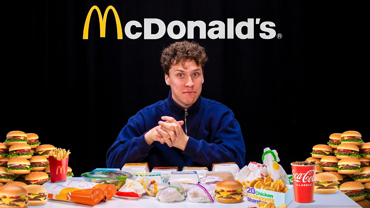 Spiser og Rater Hele Menyen til McDonalds!