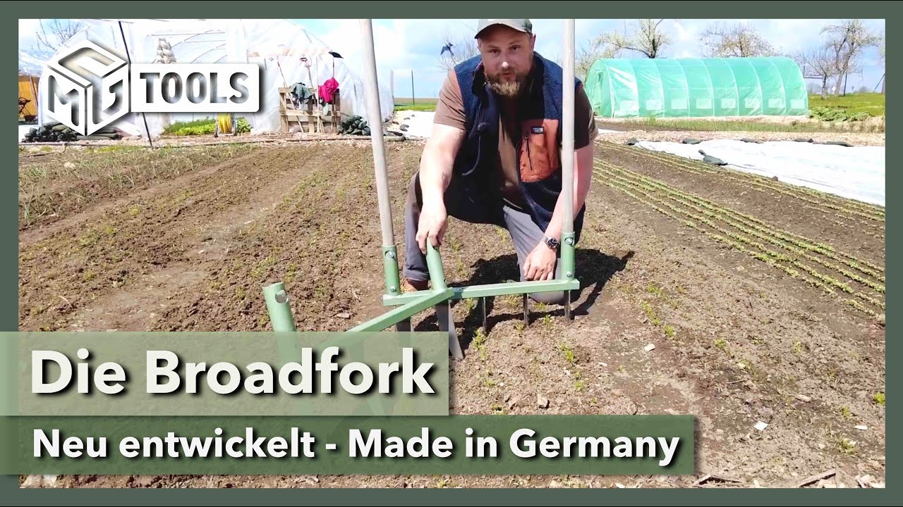 Die Broadfork (Doppelgrabegabel) - Neu entwickelt, Made in Germany | Market Garden Tools