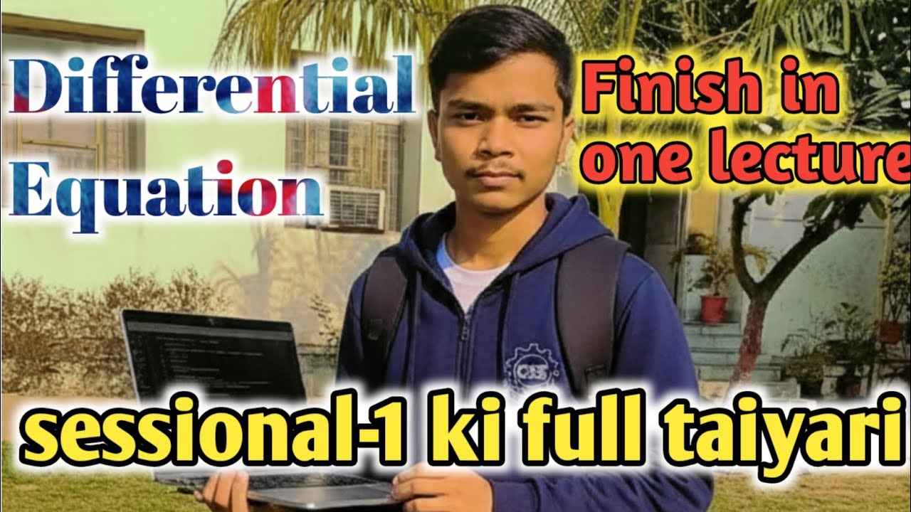 Differential Equation|Sessional exam| second semester| math question #video #viral #maths #semester 