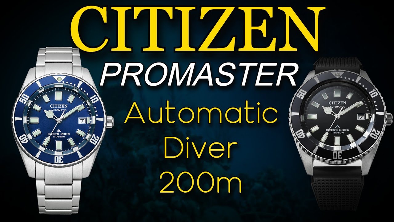 CITIZEN Promaster Mechanical Diver 200m NB-6021 - Vintage Automatic Diver Re-issue Challenge Diver
