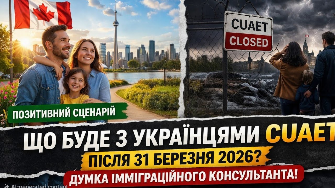 Що будете з українцями CUAET після 31 березня 2026? Думка імміграційного Консультанта!