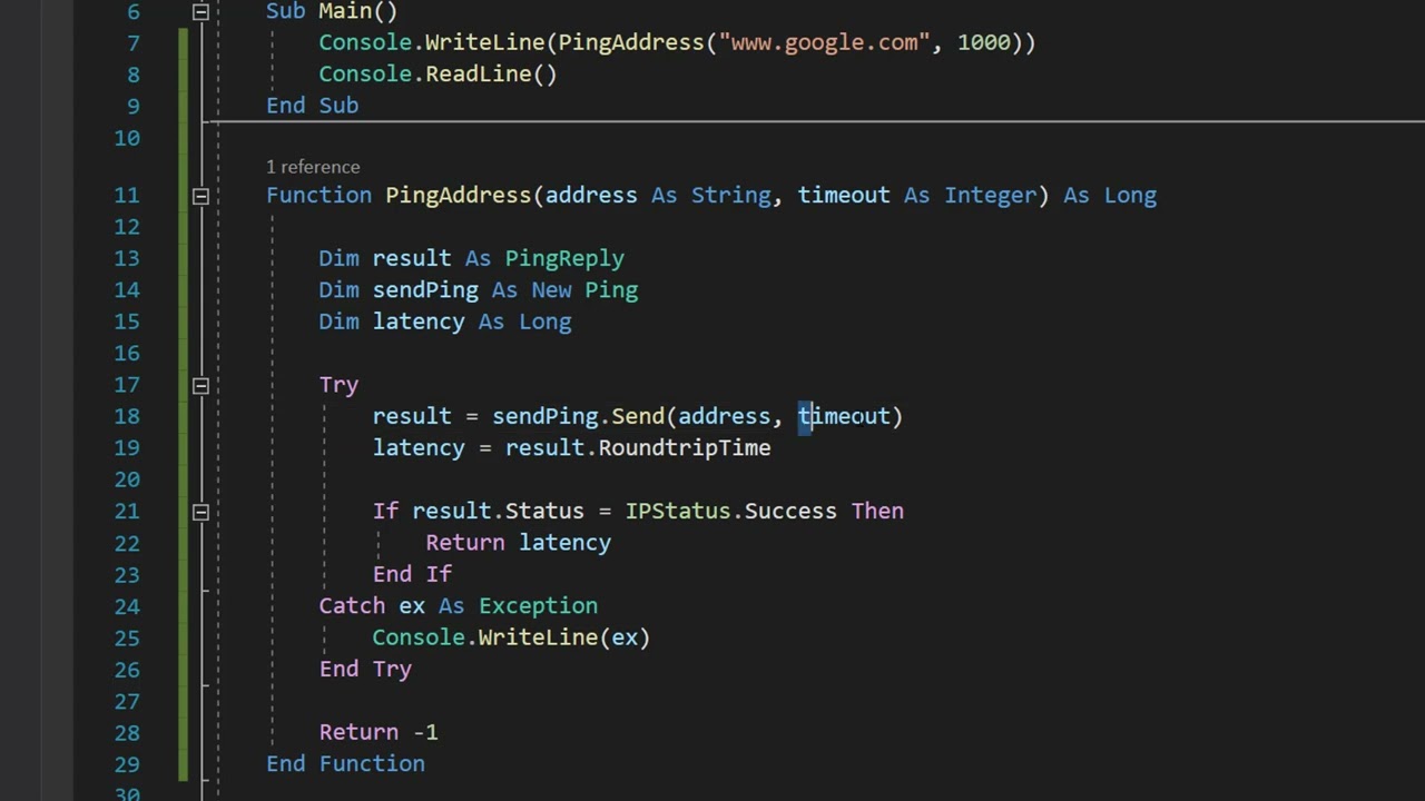 How to Ping an Ip Address Using Visual Basic (Simple)