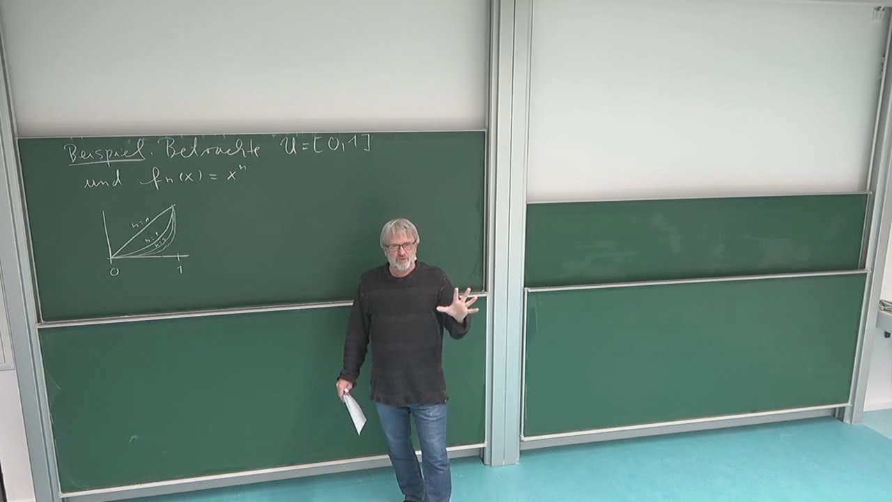 HMI 1: 10.3. Beispiel für nicht gleichmässige Konvergenz