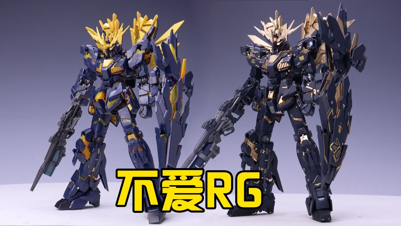 為什麼我不喜歡做RG？萬代RG報喪女妖命運女神高達噴塗分享