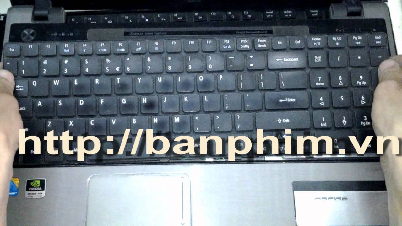 Thay bàn phím Acer Aspire 7745 5741Z 5741ZG 7745G 5745PG 5745 5745G 5745P 5251 5551 5551G 5553