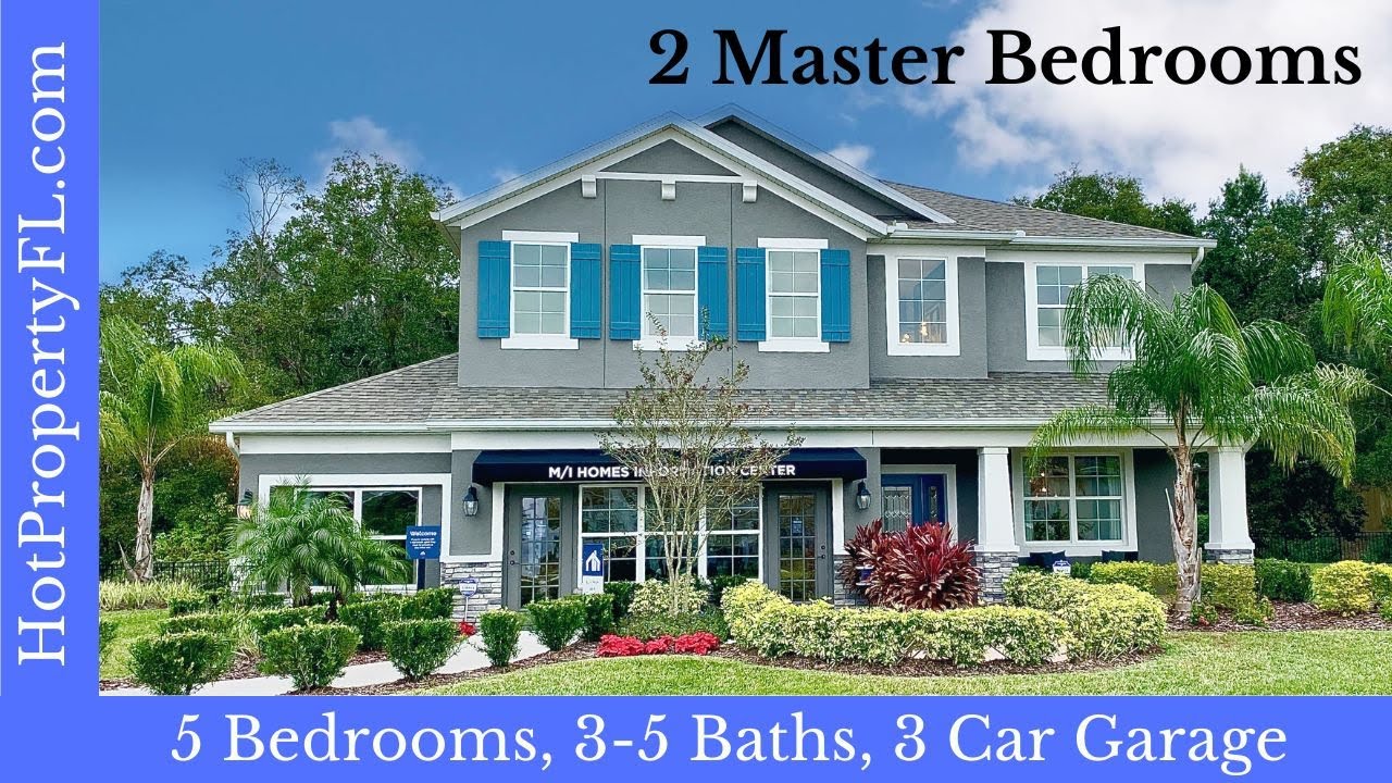 New Home Tour | 2 Master Suites | Sonoma Model by M/I Homes | Cadence Park | 5 Bedrooms | Orlando