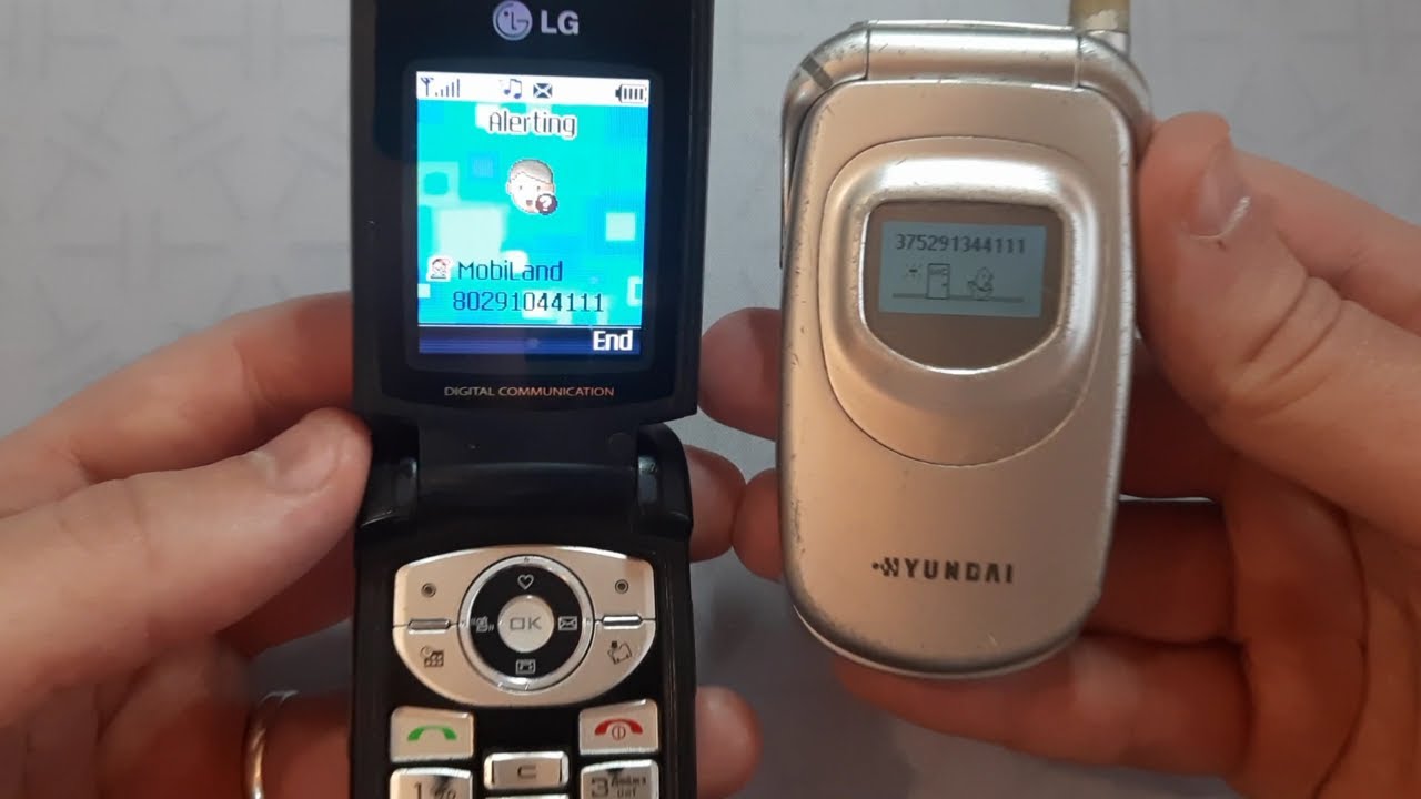 Incoming call & Outgoing call at the Same LG F2410 + Hyundai GX-209C