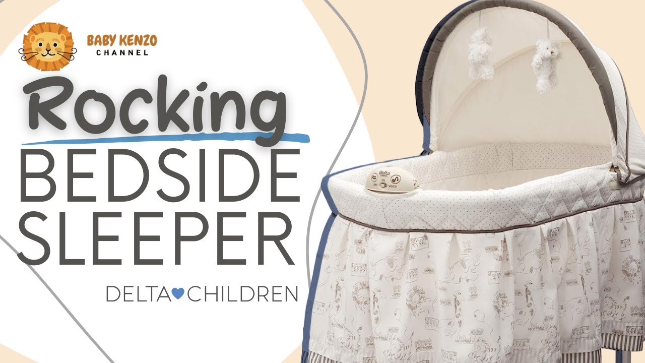 Delta Children 👶 Rocking Bedside Bassinet !!