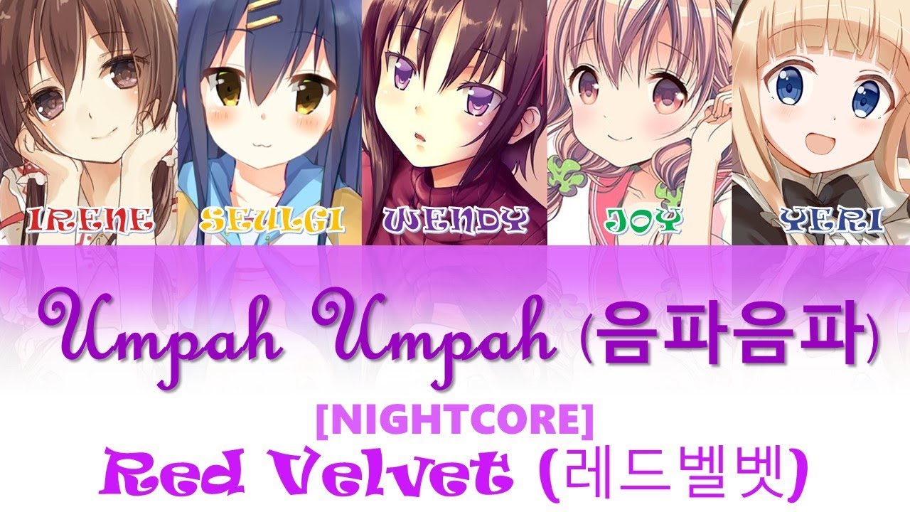 Umpah Umpah (음파음파) [Nightcore] - Red Velvet (레드벨벳)