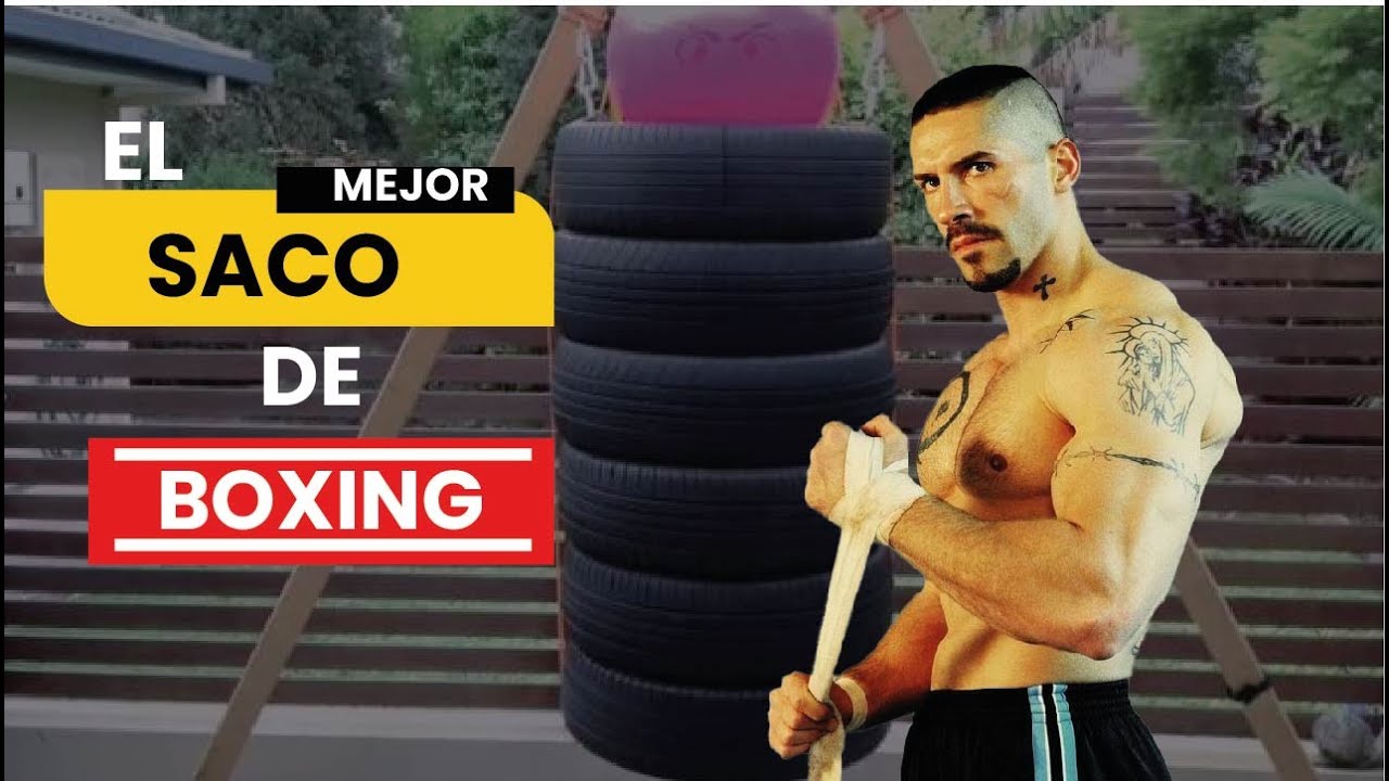 Como hacer un saco de box casero | CON LLANTAS