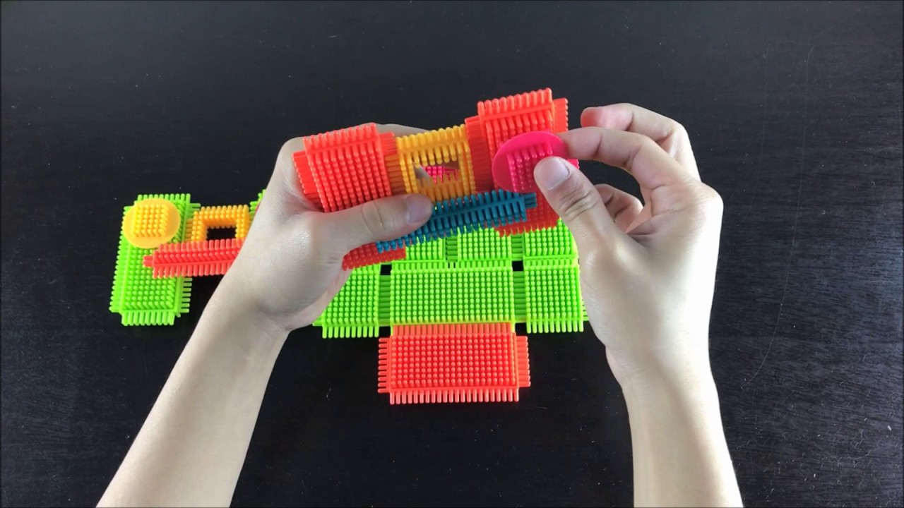 PicassoTiles PTB120 120pc Hedgehog Shape 3D Building Blocks Tiles Construction Learning STEAM Toys