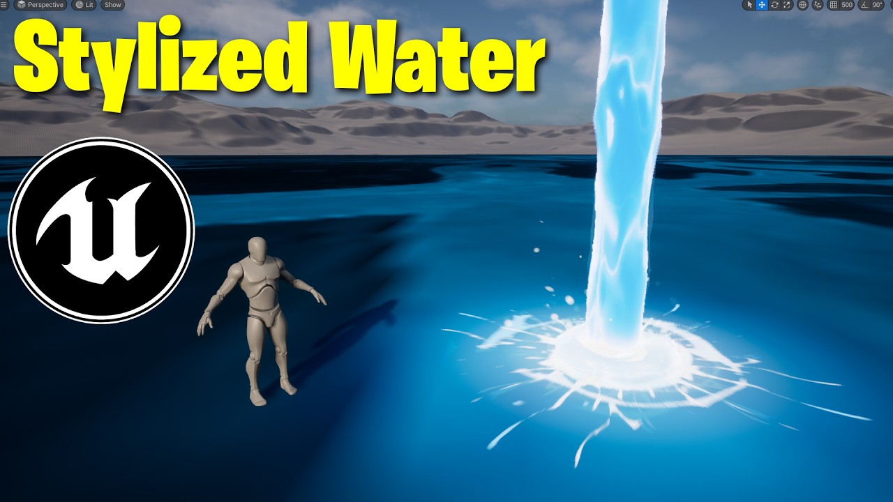 Unreal Engine 5.5 — Стилизованные эффекты воды: пошаговое руководство по Ниагаре 🌊💧