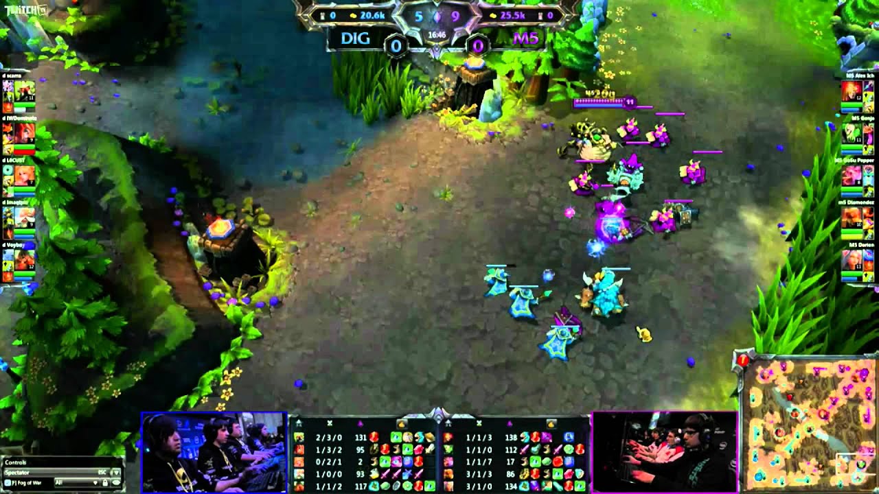 LOL IEM Championship Dignitas vs. Moscow 5 game 1.